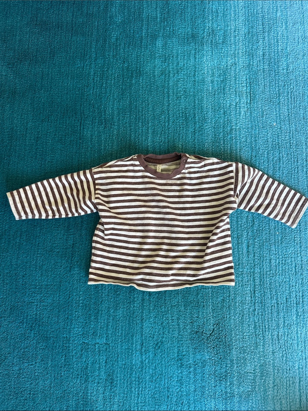 Rylee + Cru striped tee, 6-12M